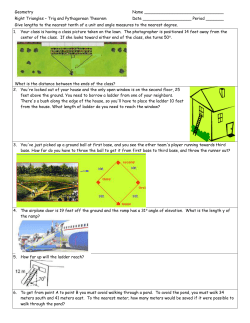 Geometry Name Right Triangles &ndash; Trig and Pythagorean Theorem