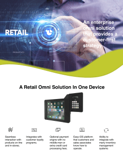 An enterprise omni solution that provides a customer