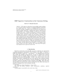 DIMACS Series in Discrete Mathematics and Theoretical Computer