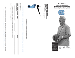 Roy Williams 2016 North Carolina Basketball Coaches Clinic