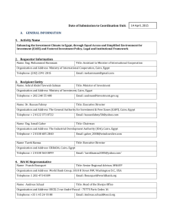 Equal Access and Simplified Environment for Investment Proposal
