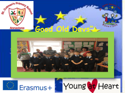 Good Old Days - St Colman`s Primary and All Saints` Nursery