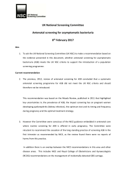 Last evidence review summary