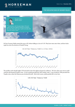 The Negative Side of Rising Yields