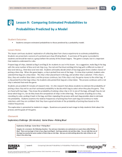 Grade 7 Mathematics Module 5, Topic B, Lesson 9