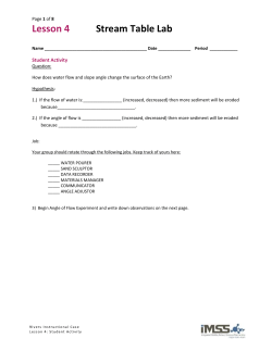 River Stream Activity