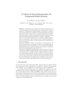 A Notion of Glue Expressiveness for Component-Based