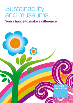 Sustainability and museums