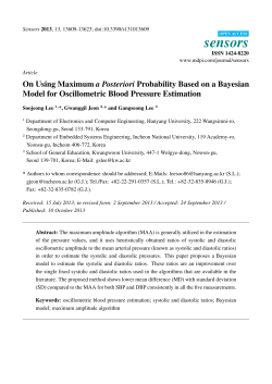 On Using Maximum a Posteriori Probability Based on a Bayesian