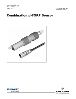 Combination pH/ORP Sensor