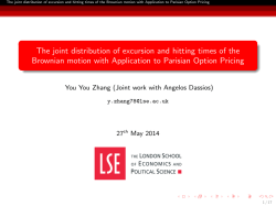 The joint distribution of excursion and hitting times of the Brownian