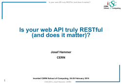 Is your web API truly RESTful (and does it matter)?
