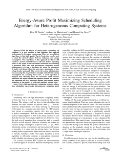 Energy-Aware Profit Maximizing Scheduling Algorithm for