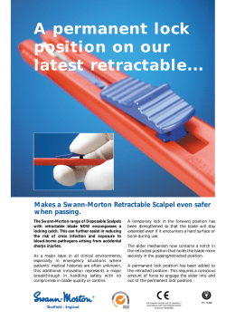 A permanent lock position on our latest retractable... - Swann