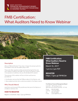 FMB Certification: What Auditors Need to Know Webinar