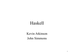 Haskell - UMBC CSEE