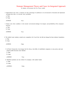 15. When buyers are in a weak bargaining position, companies in