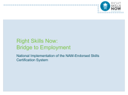 Right Skills Now webinar 3 28 12