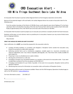 Annex C: Evacuation Alert Template