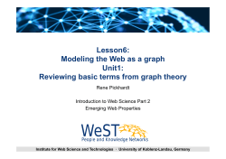 Reviewing terms from graph theory