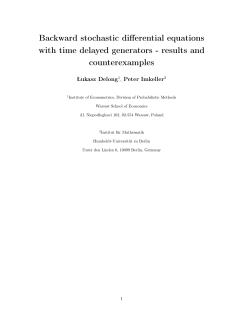 Backward stochastic differential equations with time delayed