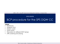 BCP in - CERN Indico