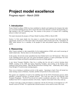 Project model excellence