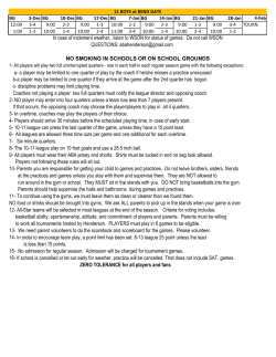 a- a player may be limited to one quarter