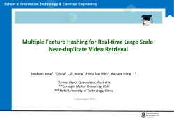 Multiple Feature Hashing for Real-time Large