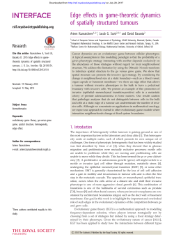 Edge effects in game-theoretic dynamics of spatially structured