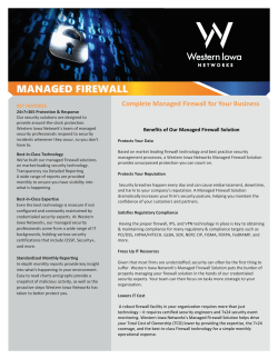 Complete Managed Firewall for Your Business