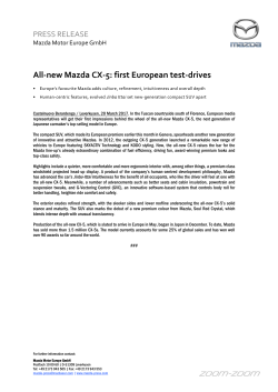 Doc - Mazda Press Portal