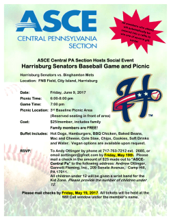 Harrisburg Senators Baseball Game and Picnic