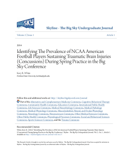 Identifying The Prevalence of NCAA American Football Players