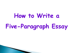 5ParaEssay