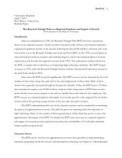 Figure 4: Total Employment of RTP Firms