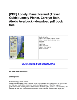 Lonely Planet Iceland (Travel Guide)