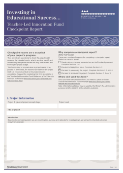 Investing in Educational Success, Teacher