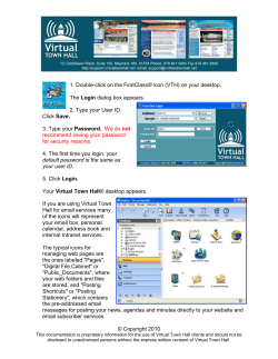 1 - Virtual Town Hall