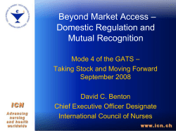 Is a federation of 131 National Nurses Associations Strives to