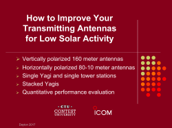 How to Improve your Transmitting Antennas for