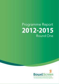 BowelScreen Programme Report 2012