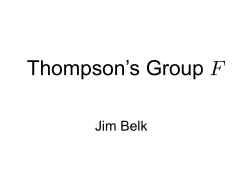 Thompson`s Group