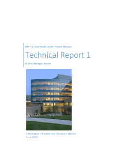 Technical Report 1 - Penn State Engineering