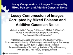 Lossy Compression of Images Corrupted by Mixed Poisson and