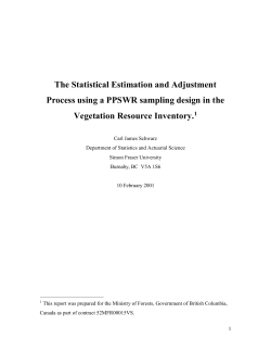 PPWSR_Final_2001-03-21 - Ministry of Forests, Lands and