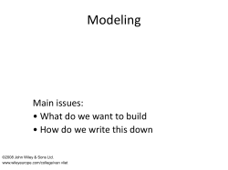 Chapter 10: Modeling