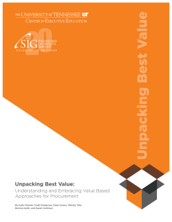 Unpacking Best Value