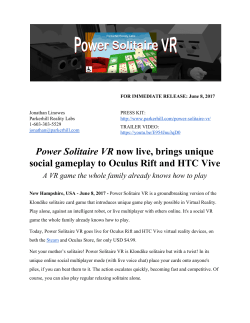 Power Solitaire VR​ now live, brings unique social