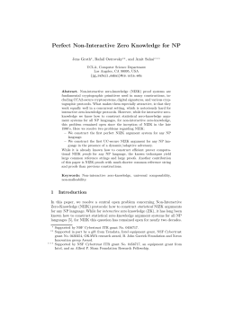 Perfect Non-Interactive Zero Knowledge for NP